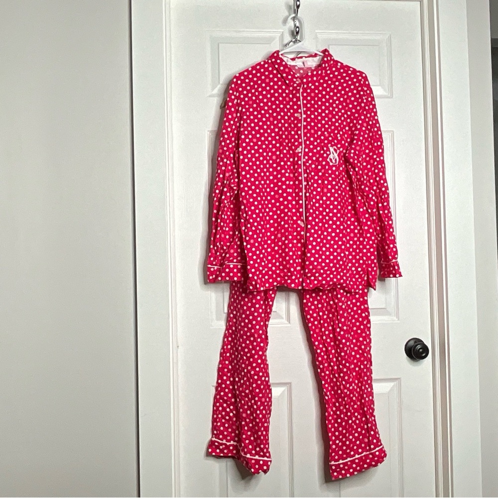 Victoria’s Secret - Pink Polka Dot Pajama Set - Size Large (both)